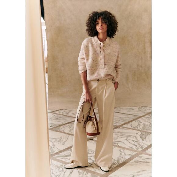 Sezane Sweaters - La Maille Sezane Luc Pullover Sweater Ercu Multi Colored Jumper Size XXS